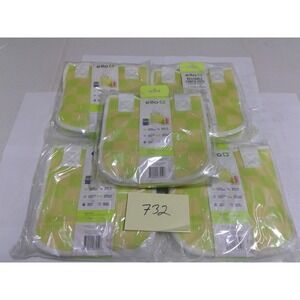 Ello Reusable Lunch Tote Unisex OS Green Yellow Checkered Snap Closure Pockets